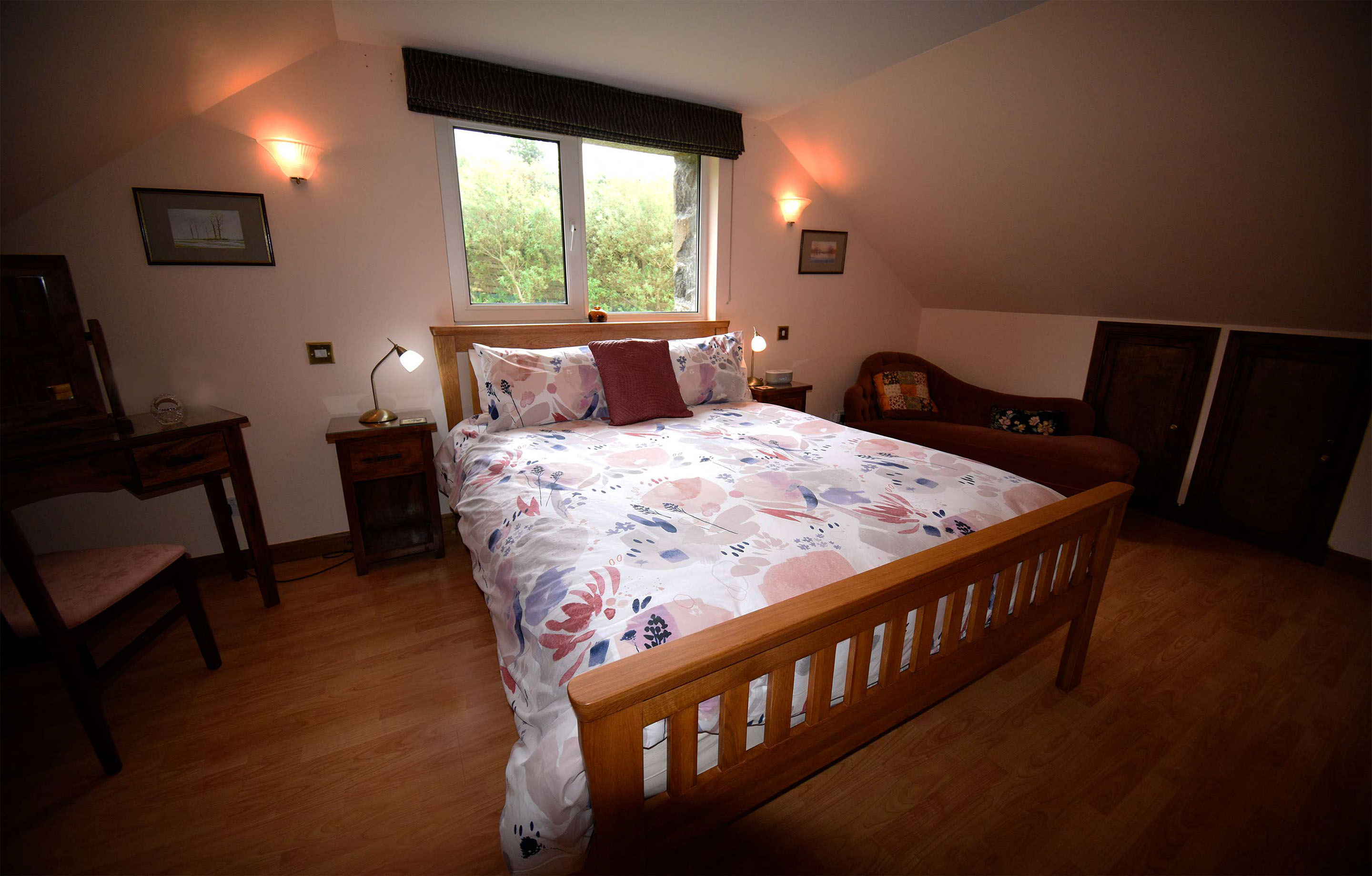 Have a great nights sleep in our King Size Double Bed at our Waternish self catering accommodation