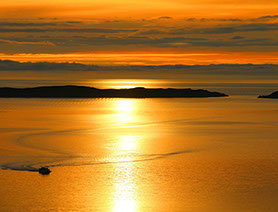 Glas Eilean View Dornie Self Catering contains a modern kitchen with Fridge and Microwave Toaster Kettle and Nespresso coffee machine 