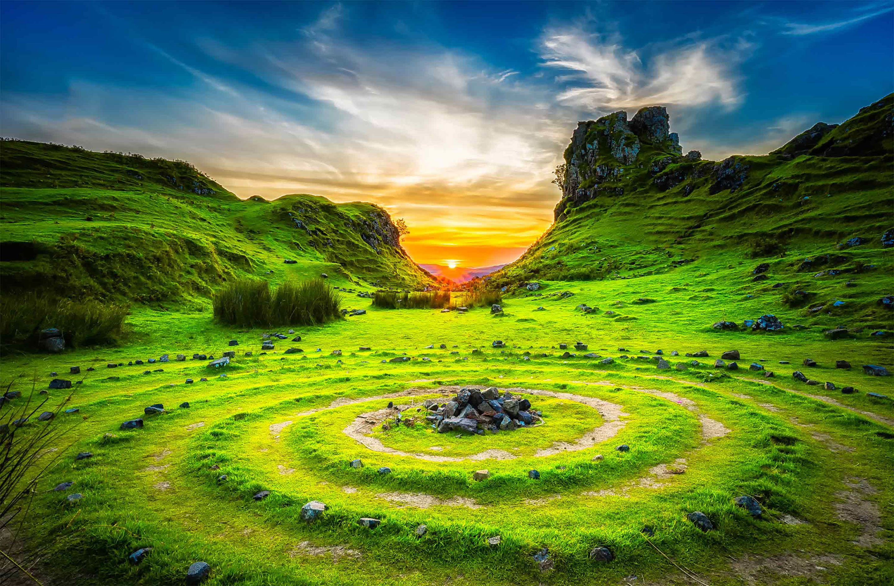 The Fairy Glen on the Isle of SKye